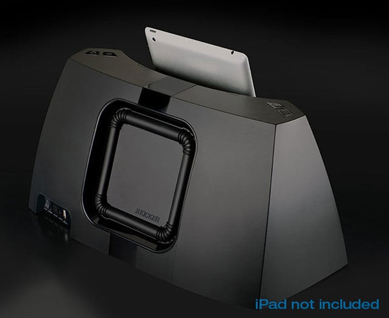 Kicker IK5BTL Amphitheater with Bluetooth, Lightning Dock, USB & Aux Input (41IK5BTL - Open Box) Image 4