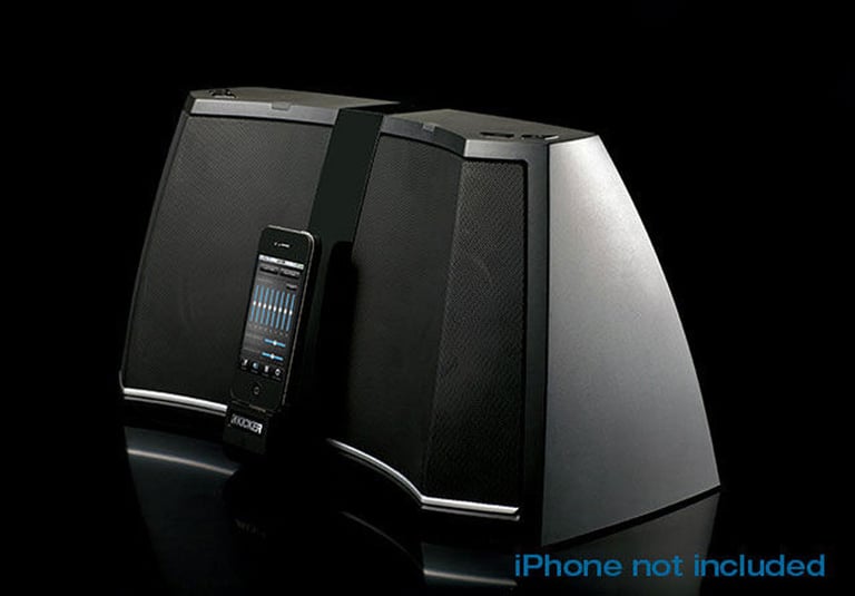 Kicker IK5BTL Amphitheater with Bluetooth, Lightning Dock, USB & Aux Input (41IK5BTL - Open Box) Image 6
