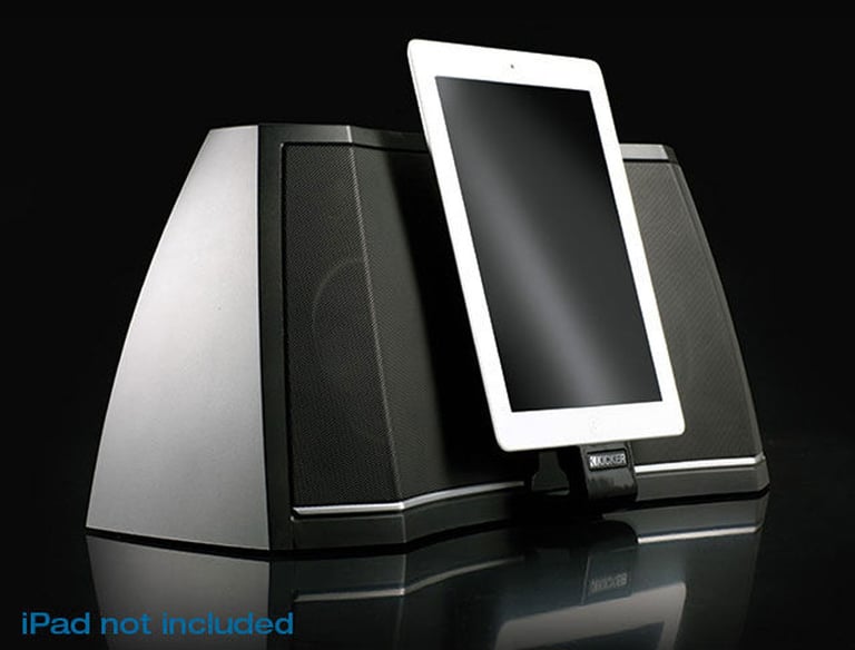 Kicker IK5BTL Amphitheater with Bluetooth, Lightning Dock, USB & Aux Input (41IK5BTL - Open Box) Image 1