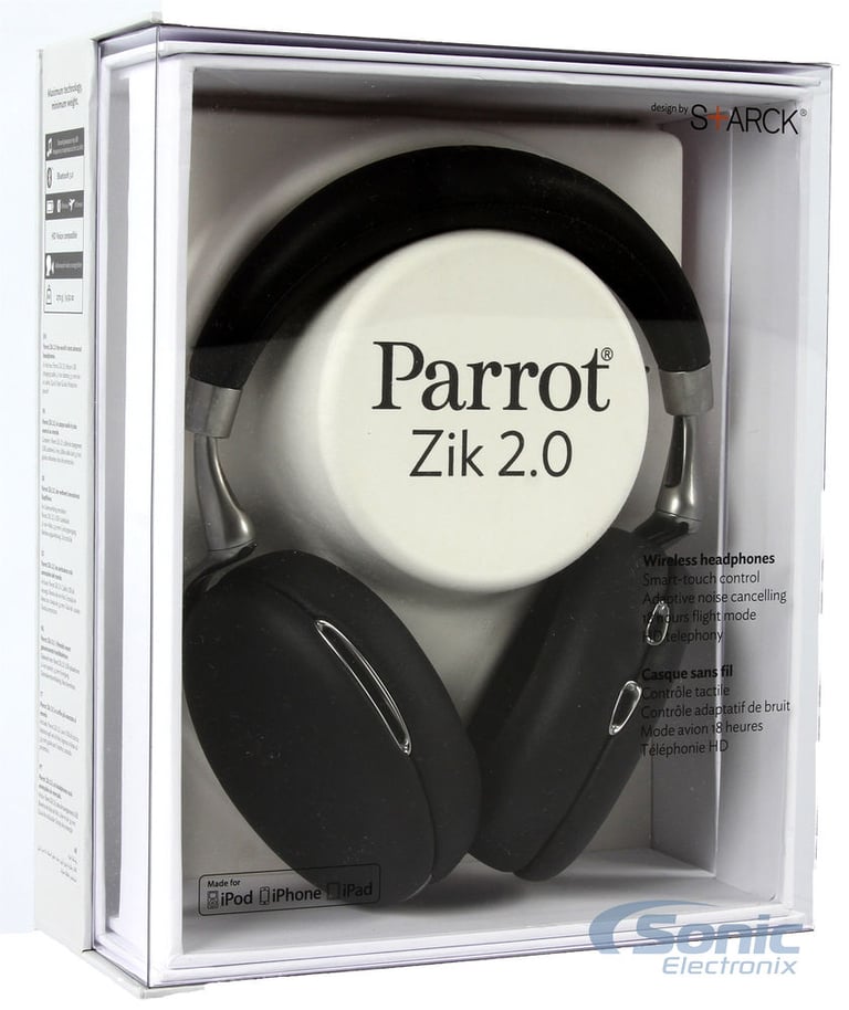 Parrot ZIK 2 Bluetooth Over-Ear Headphones BLACK (PF561000) (Open Box Complete) Image 12