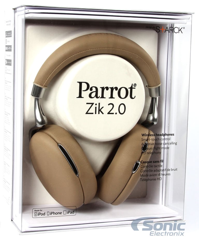Parrot ZIK 2 Bluetooth Over-Ear Headphones MOCHA (PF561003) (Open Box Complete) Image 12