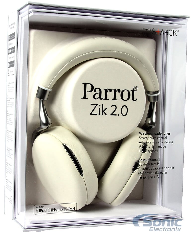 Parrot ZIK 2 Bluetooth Over-Ear Headphones WHITE (PF561001) (Open Box Complete) Image 10