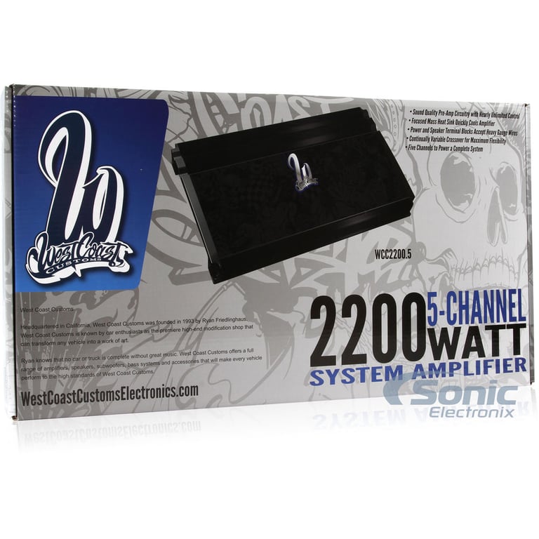 West Coast Customs WCC2200.5 by MB Quart OPEN BOX COMPLETE Image 8