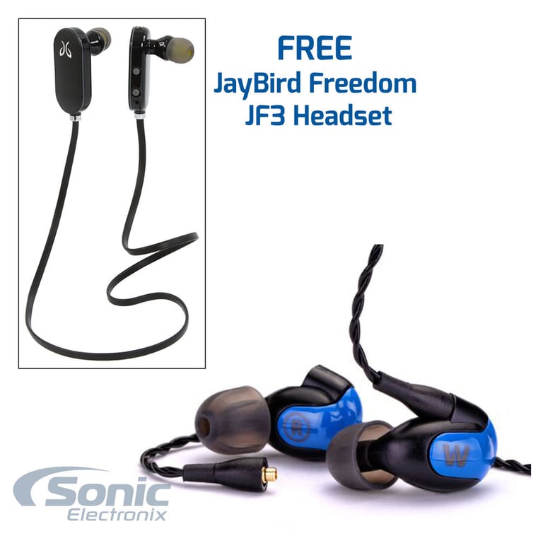 Westone W10 In-Ear Monitors w/ FREE JayBird Freedom JF3 Headset Image 1