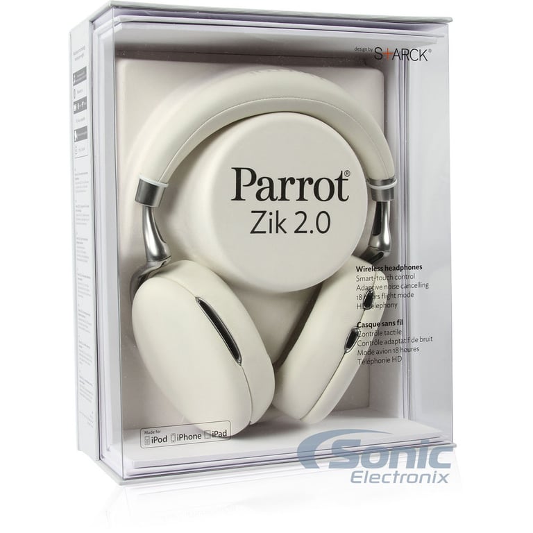 Parrot ZIK 2 Bluetooth Over-Ear Headphones WHITE (PF561001) Image 9
