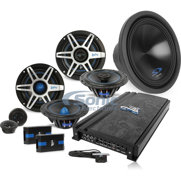 West Coast Customs 6&frac12;" + Alpine 12" Complete Full Range Audio Package Image 1