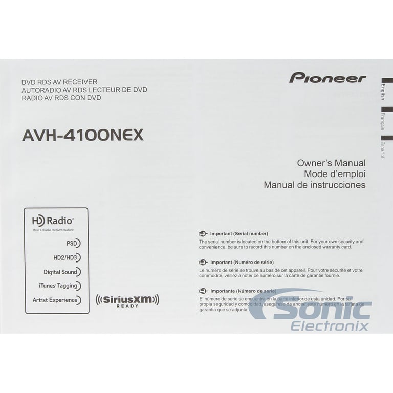 Pioneer AVH-4100NEX OPEN BOX COMPLETE Image 8