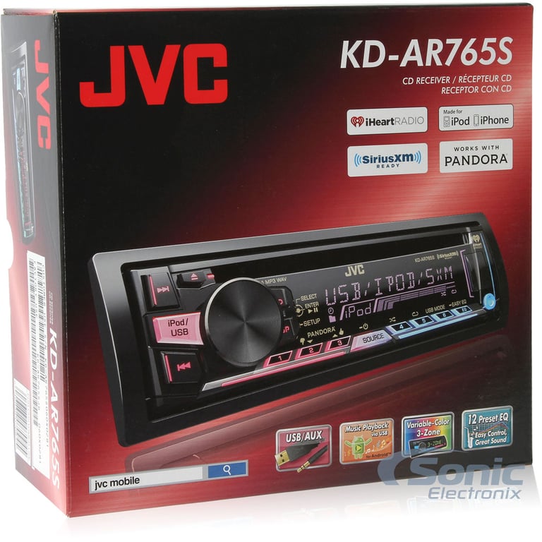 JVC Arsenal KD-AR765S (OPEN BOX COMPLETE) Image 8