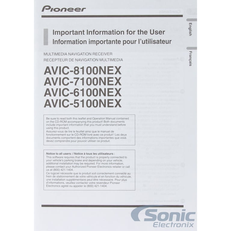 Pioneer AVIC-8100NEX (Like New, Model Used For Photos Only!) Image 12
