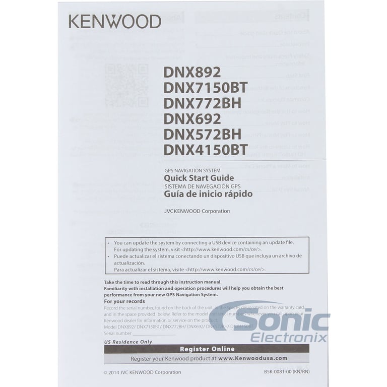 Kenwood DNX772BH Image 9