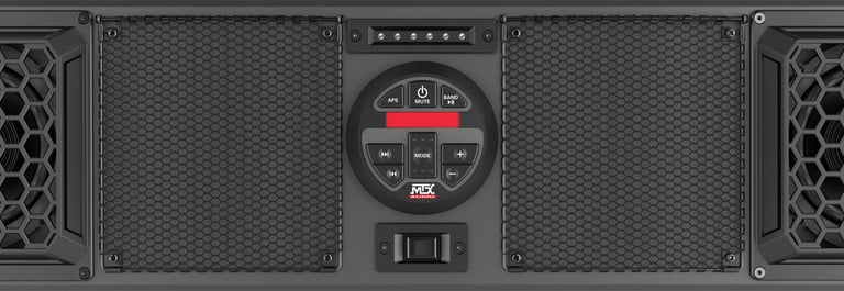 MTX Audio MUDSYS46 Bluetooth Overhead UTV Audio System (Open Box, Good) Image 3