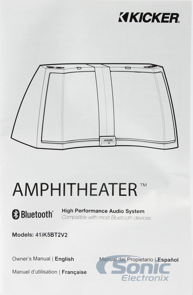 Kicker iK5BT2V2 Bluetooth Amphitheater w/ HP541-TJ Lavin Special Edition Image 8