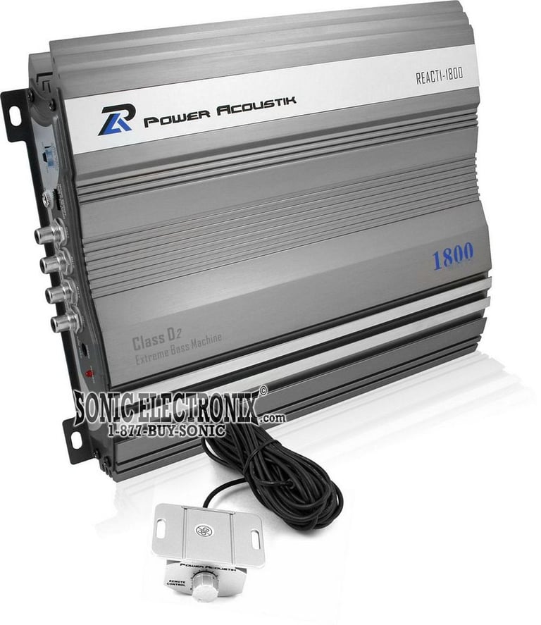 Power Acoustik Reactor REACT1-1800 Image 1