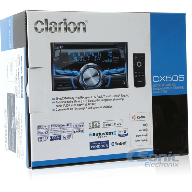 Clarion CX505 (Includes HD Radio & 4V Output!) Image 8