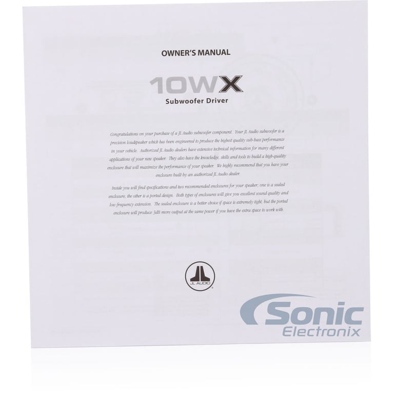 JL Audio 10WX-4 Image 5