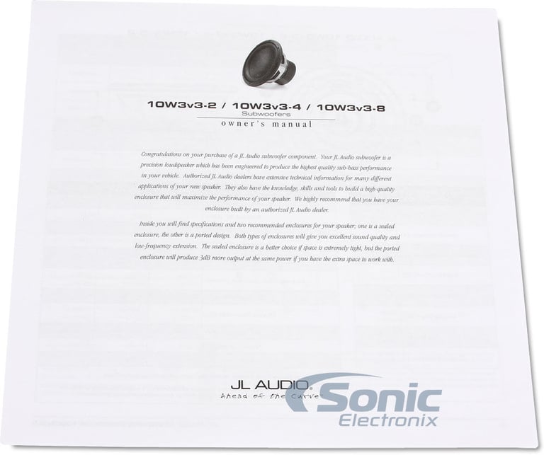 JL Audio 10W3v3-2 Open Box Image 4