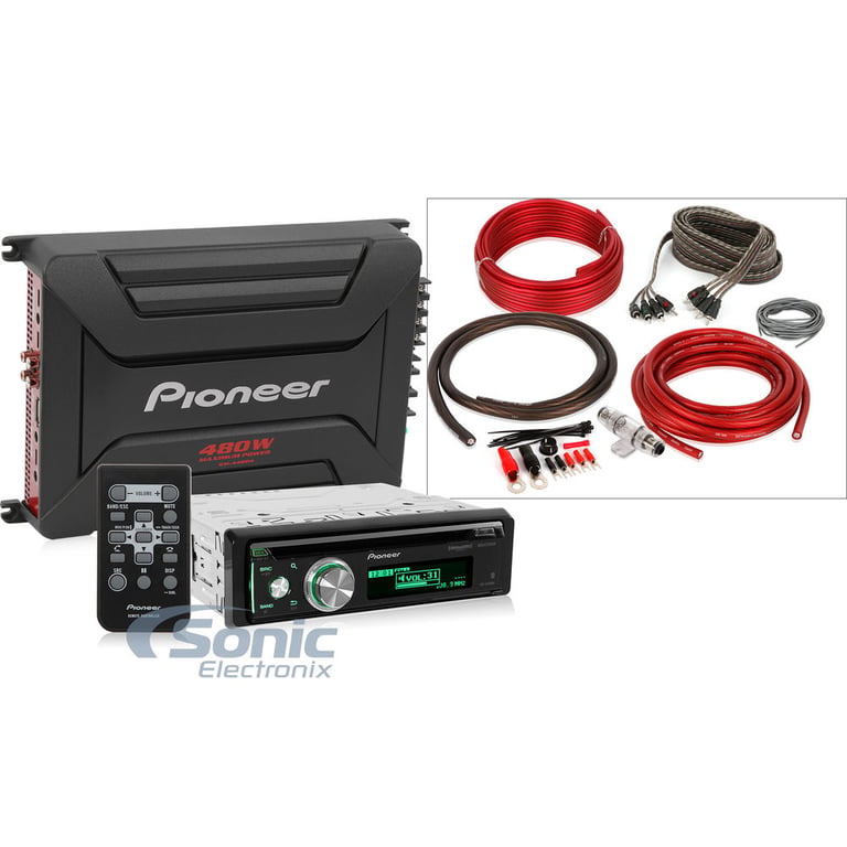 Pioneer Amplified Full Range Bundle with Install Kit Image 1
