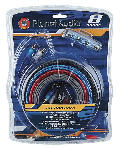 Planet Audio 8GPK 8 Gauge Amplifier Wiring Kit Image 3