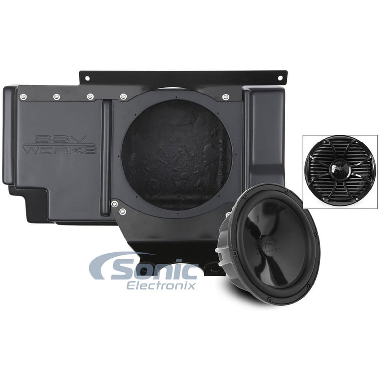 Polaris XP 1000 Custom Enclosure & 10" Subwoofer Combo by SSV Works & Wet Sounds Image 1