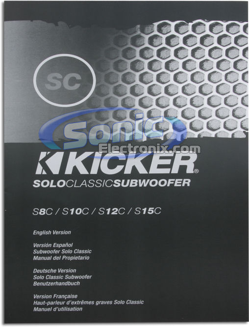 Kicker S15C4 (09S15C4) Image 9