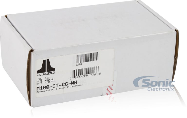 JL Audio M100-CT-CG-WH - White with Classic Grilles Image 8