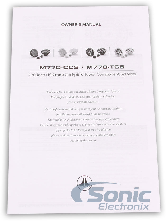 JL Audio M770-CCS-SG-TB - Titanium/Black with Sport Grilles Image 9