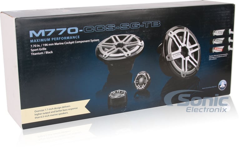 JL Audio M770-CCS-SG-TB - Titanium/Black with Sport Grilles Image 10