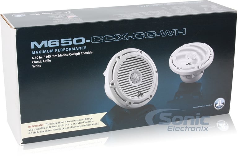 JL Audio M650-CCX-CG-WH - White with Classic Grilles Image 7