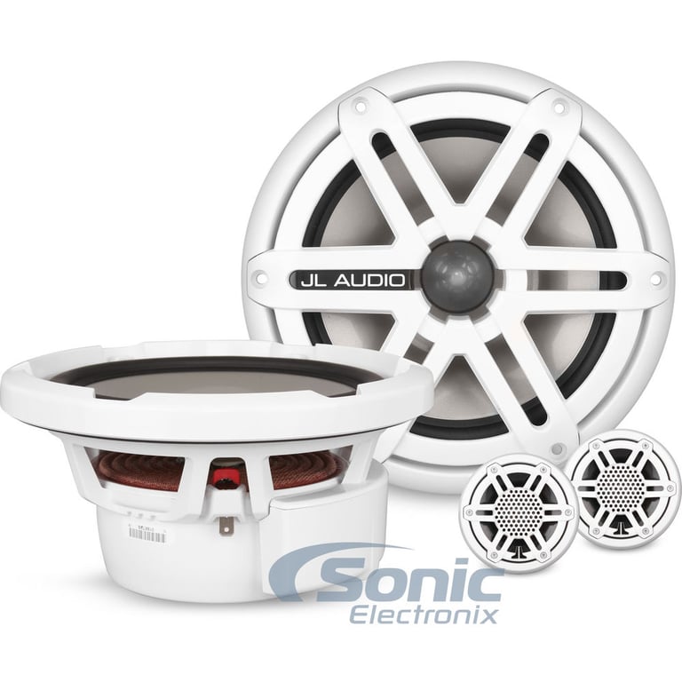 JL Audio M770-CCS-SG-WH - White with Sport Grilles Image 1