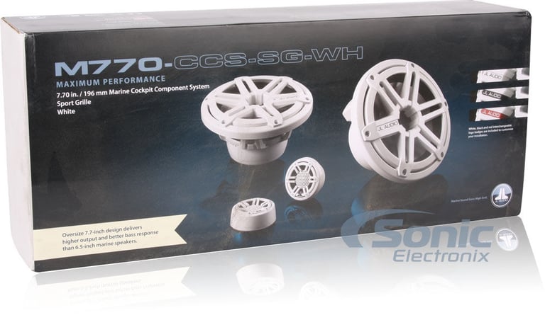 JL Audio M770-CCS-SG-WH - White with Sport Grilles Image 8