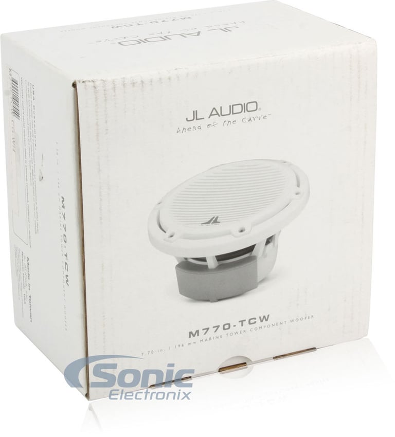 JL Audio M770-TCW-CG-WH - White with Classic Grille (Woofer Only) Image 7