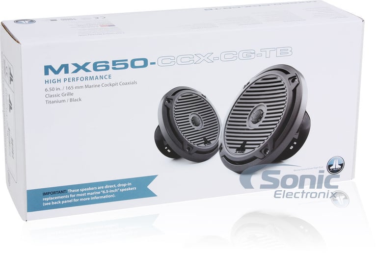 JL Audio MX650-CCX-CG-TB - Titanium/Black with Classic Grilles Image 5