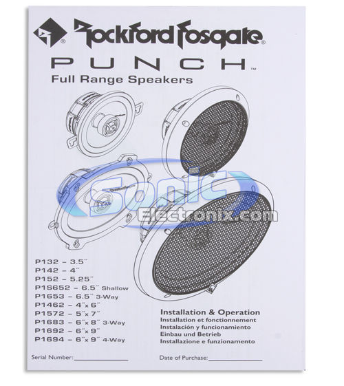Rockford Fosgate Punch P1653 Image 7