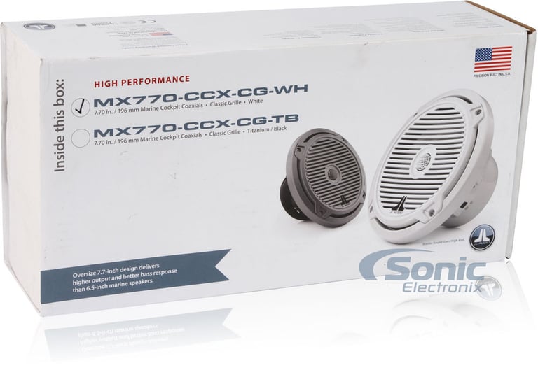 JL Audio MX770-CCX-CG-WH - White with Classic Grilles Image 8