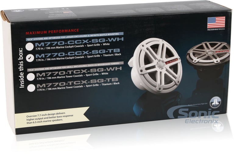 JL Audio MX770-CCX-SG-TB - Black/Titanium with Sport Grilles Image 6