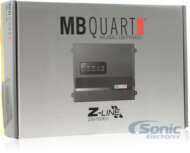 MB Quart ZA1-1000.1 Open Box Complete Image 8