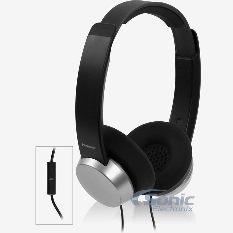Panasonic RP-HXD3W-K - Black/Silver Image 1