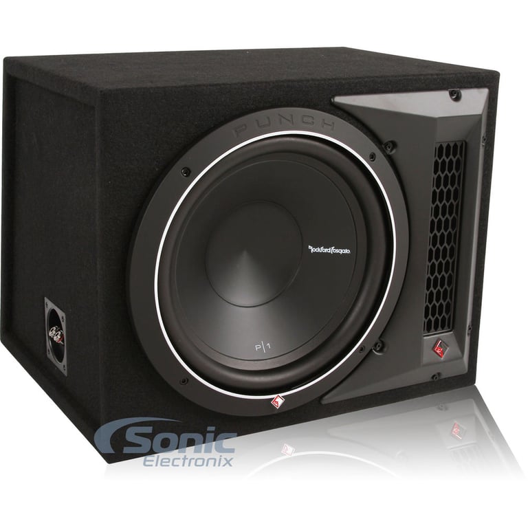 Rockford Fosgate Punch P1-1X12 500W Loaded Enclosure (Open Box, Like New) Image 1