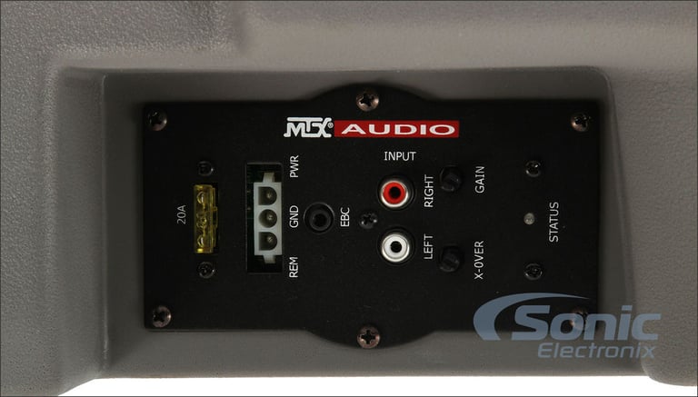 MTX Audio Thunderform FRANX99C20A-TN (Charcoal, Amplified) Image 4