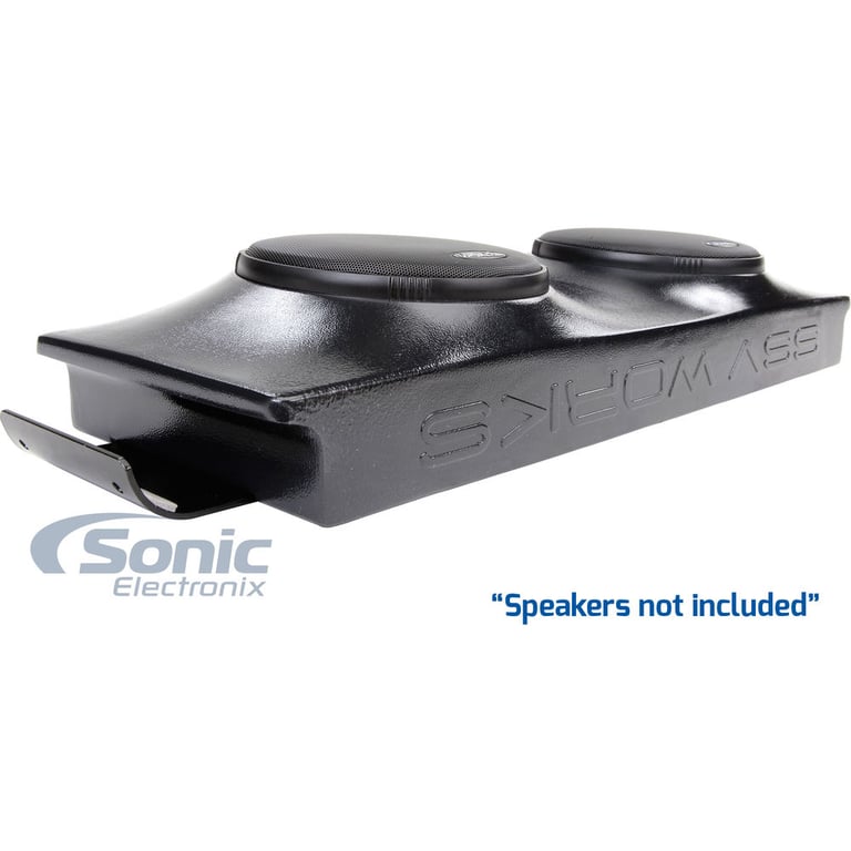 '10-'14 Polaris RZR 4/XP 900 4 Enclosure & Speakers Kit by SSV Works & Wet Sounds Image 13