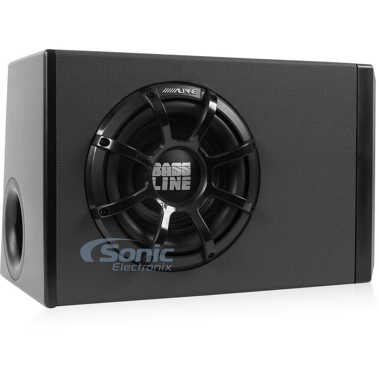 Alpine PWA-S10V Bass Line Loaded Enclosure Open Box (Complete) Image 1