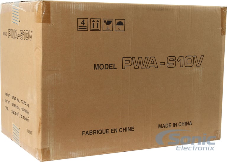 Alpine PWA-S10V Bass Line Loaded Enclosure Open Box (Complete) Image 11