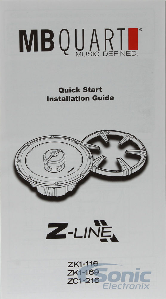 MB Quart ZK1-116 (open box complete) Image 7