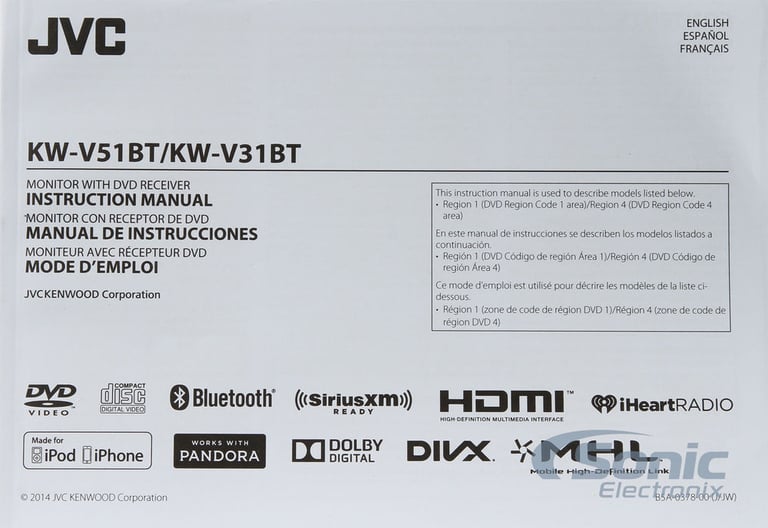 JVC KW-V31BT Image 9