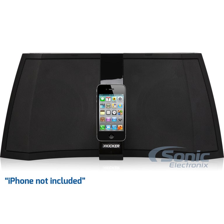 Kicker iK5 Amphitheater with 30-Pin iPhone/iPad Dock and Aux Input (40iK5 - No Manual/Remote) Image 1