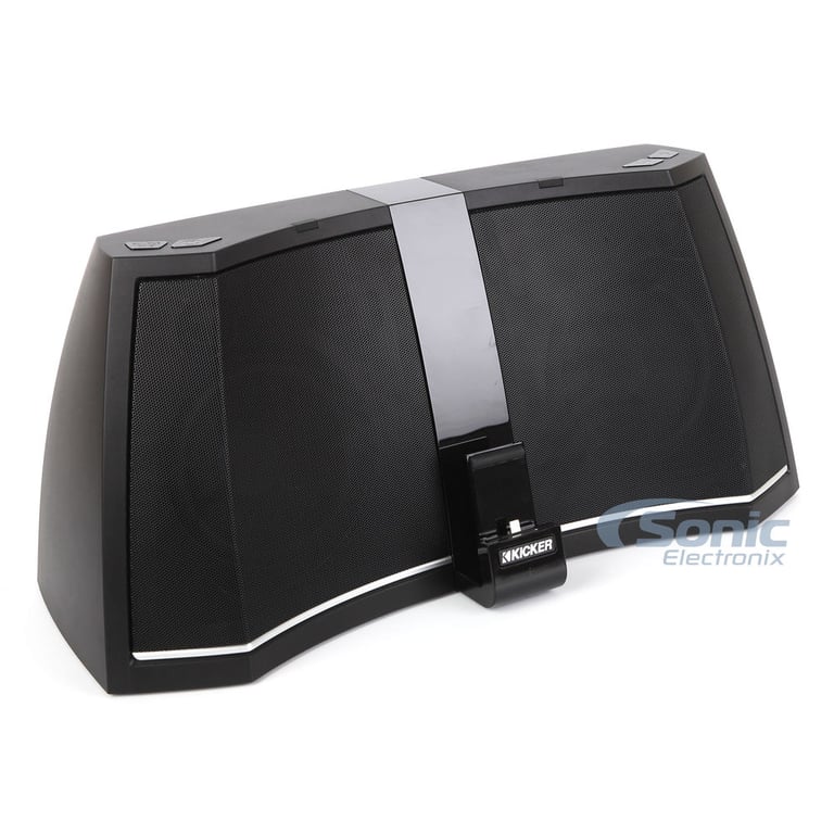 Kicker IK5BTL Amphitheater with Bluetooth, Lightning Dock, USB & Aux Input (41IK5BTL - No Power Adapter) Image 2