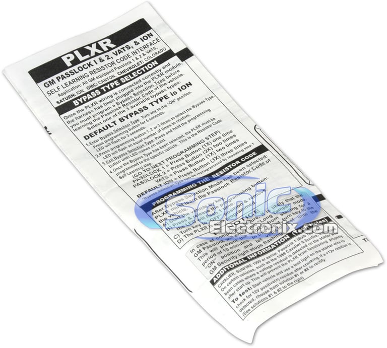 Code Alarm PLXR Image 2