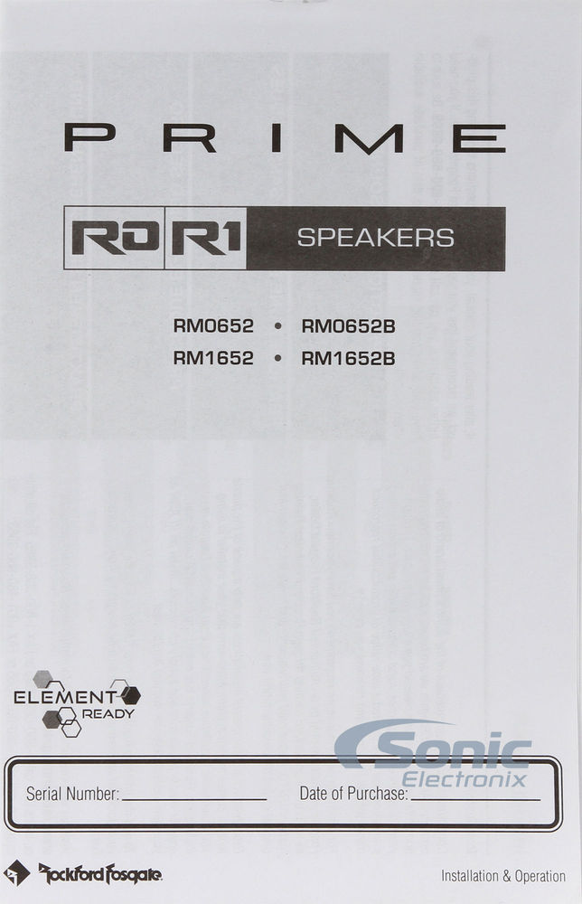 Rockford Fosgate RM0652B Image 6