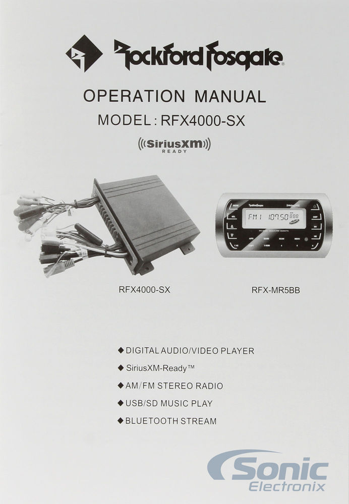 Rockford Fosgate RFX4000-SX Image 6