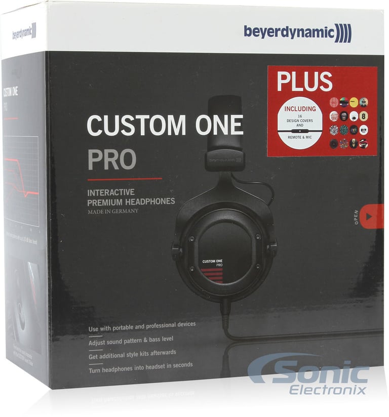 Beyerdynamic Custom One Pro Plus Headphones (Black) + Sonic Electronix Bonus Pack 3 Image 13